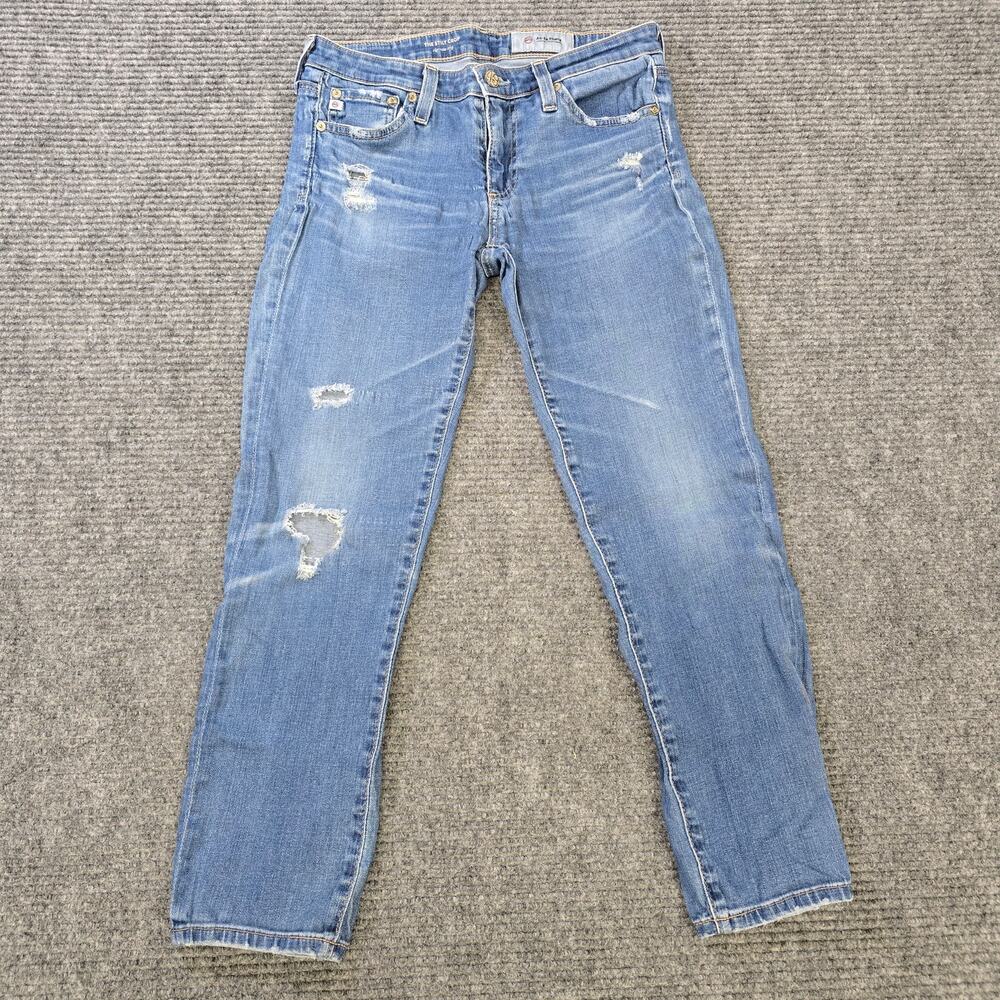 AG Adriano Goldschmied The Stilt Crop Cigarette Crop Jeans Women's 27R 27x25